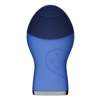 XARONF Facial Cleansing Brush, Electric Silicone Face Brush and Massager, Waterproof Face Scrubber for Deep Cleansing, Exfoliating, Blackhead Removing, Rechargeable,for Girls Gifts (Color : Blue)