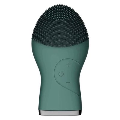 XARONF Facial Cleansing Brush, Electric Silicone Face Brush and Massager, Waterproof Face Scrubber for Deep Cleansing, Exfoliating, Blackhead Removing, Rechargeable,for Girls Gifts (Color : Green)