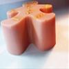 3 Pc Set - Gingerbread Man Soap w/Mica Color - Goatmilk & Shea For (Large) view 3