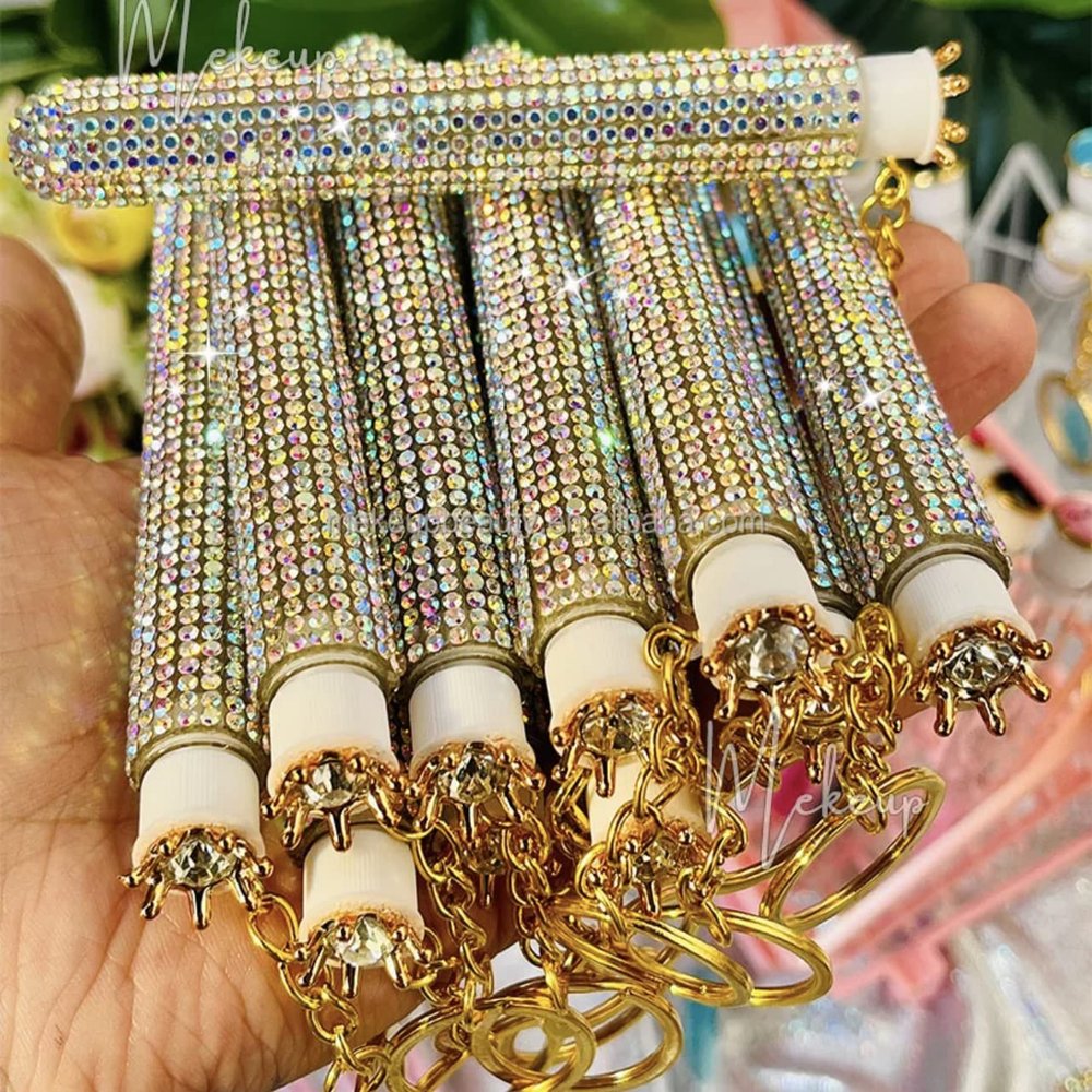 Full Diamond Keychain Eyelash Mascara Wand (Small, Diamond)