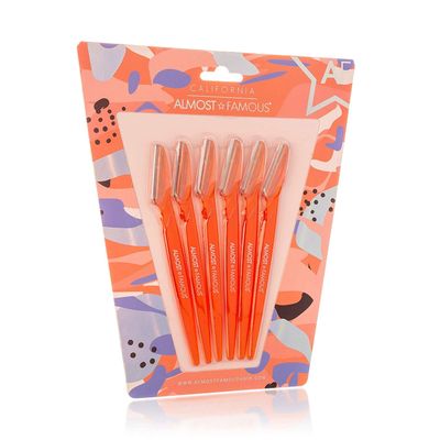 Almost Famous Women's Face Exfoliator Beauty Razors For Women Peach Fuzz - Razors for Women Face, Womens Facial Hair Remover, Women Dermablade Razor for Women Face, Remove Fine Hairs, Eyebrow, Face and Neck, Face, Leg, and Neck, Beauty Groomers, with