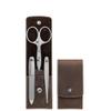 ZWILLING Beauty TWINOX 4-pc Manicure Set with Brown Leather Case view 1