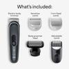 Braun Body Groomer Series 5 5360, Body Groomer for Men, for Chest, Armpits, Groin, SkinSecure Technology for Gentle Use and Clean Shave Attachment, Waterproof, Cordless with 100-min Run Time view 3