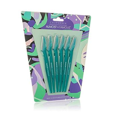 Almost Famous Women's Face Exfoliator Beauty Razors For Women Peach Fuzz - Razors for Women Face, Womens Facial Hair Remover, Women Dermablade Razor for Women Face, Remove Fine Hairs, Eyebrow, Face