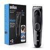 Braun Hair Clippers Series 5 5310, Hair Clippers for Men, Hair Clip from Home with 9 Length Settings, Incl. Memory SafetyLock Recall Setting, Ultra-Sharp Blades, 2 Combs, view 1