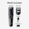 Braun Hair Clippers Series 5 5310, Hair Clippers for Men, Hair Clip from Home with 9 Length Settings, Incl. Memory SafetyLock Recall Setting, Ultra-Sharp Blades, 2 Combs, view 3