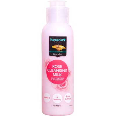 Herborist Cleansing Milk Rose, 100ml (Pack of 2)
