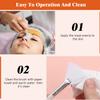 9 Pieces Facial Fan Mask Brushes, Soft Facial Applicator Brushes Tools for Peel Glycolic Makeup for Mud Cream(White, Yellow) view 4