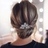 Andelaisi Vintage Crystal Snow Hair Comb Rhinestone Wedding Hair Comb Silver Crystal Cz Hair Comb Barrette Sparkly Cz Bride Hairpiece Comb for Women and Girls Bridal Hair Accessories Headdress view 3
