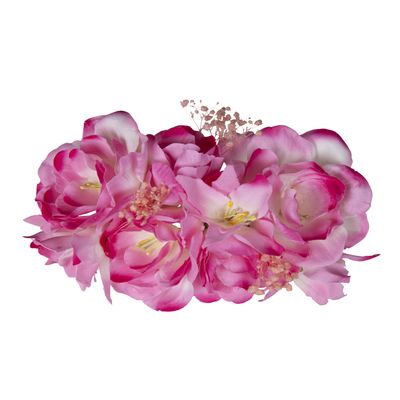 FLORAL HAIR ACCESSORY INDIAN BOLLYWOOD STYLE