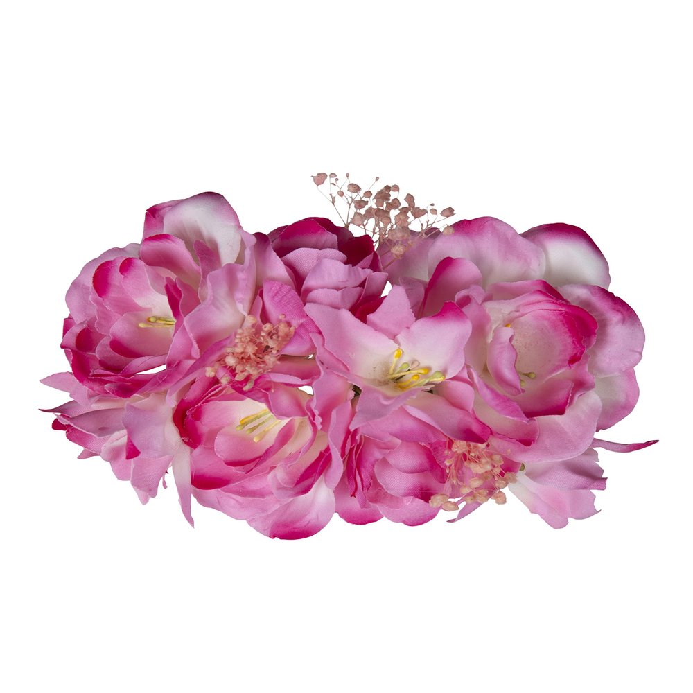 FLORAL HAIR ACCESSORY INDIAN BOLLYWOOD STYLE