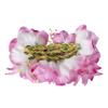 FLORAL HAIR ACCESSORY INDIAN BOLLYWOOD STYLE view 3
