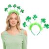 Aularso St Patricks Day Irish Shamrock Headband Hair Hoop Boppers Decoration Hair Accessories for Women and Children (G) view 1