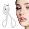 Heated Eyelash Curler, White Electric Eyelash Curlers, USB Rechargeable Eye Lash Curler with Comb, 2 Heating Modes Quick Natural Curling Eye Lashes for Long Lasting view 1