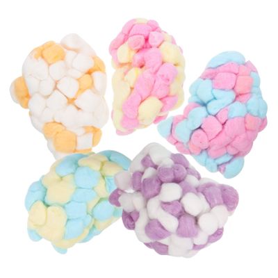 Sewroro Assorted Color Cotton Balls 500 Pcs - Soft and Warm Pom Poms for Crafting Home Decor and DIY Projects