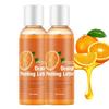 2PCS Orange Peeling Lotion, Body Peeling Lotion, Instant Exfoliation Dead Skin Remover Peeling Gel for Skin Body Face Neck Knees Foot view 1