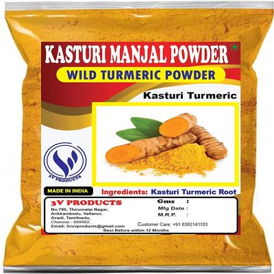 BETT Kasturi Turmeric Powder 100g | Wild Turmeric Powder | Kasturi Manjal Powder | Haldi Powder for Skin & Face.