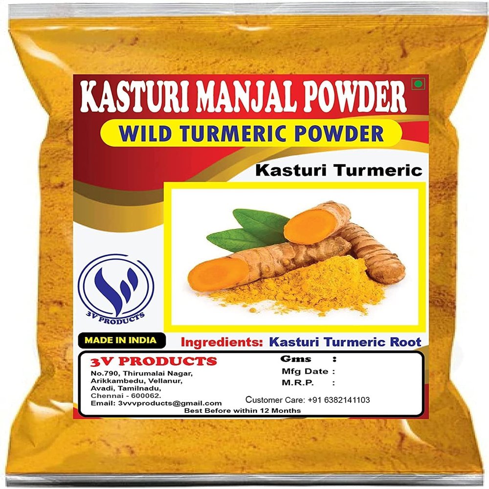 BETT Kasturi Turmeric Powder 100g | Wild Turmeric Powder | Kasturi Manjal Powder | Haldi Powder for Skin & Face.