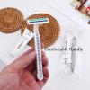 Disposable Razors in Bulk Pack of 60,Gray Bulk Razors Disposable Individually Wrapped Twin Blade Disposable Shaving Razors with Shaving Cream and Clear Cap Set for Homeless,Hotel,Charity,Travel view 4