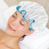 FOMIYES 4pcs Bathing Caps Elastic Shower Hats for Women Reusable Hair Covers for Shower Satin Lined Comfortable Fit for Home Beauty Salons view 3