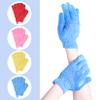 4 Pairs Bath Exfoliating Gloves Scrub, Double Sided Bath Mitts Scrubs for Shower, Exfoliating Shower Mitt Body Scrubber Glove, Bathing Accessories for Bath, Spa, MassageYellow, Red, Pink, Light Blue view 3