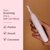 Carmesi Multipurpose Electric Trimmer | Painless Grooming for Sensitive Areas | Face, Underarms, Bikini Area | Comes with Eyebrow Comb, Cleaning Brush, Trimming Head Comb | Pack of 1 view 3