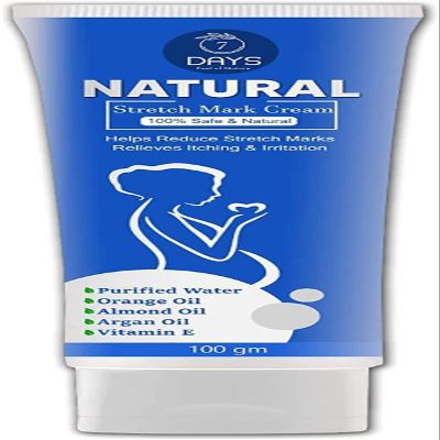 BETT 7 Days Stretch Marks Cream for Reducing Stretch Marks & Scars During Pregnancy or Weight Loss - Women (100 g)
