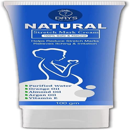 BETT 7 Days Stretch Marks Cream for Reducing Stretch Marks & Scars During Pregnancy or Weight Loss - Women (100 g)