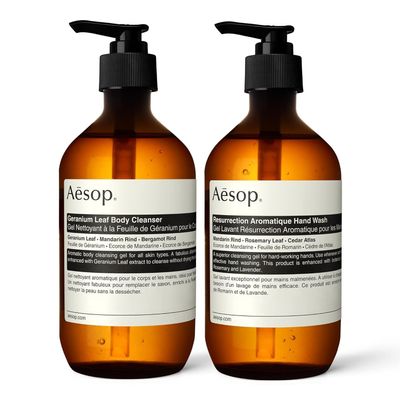 Aesop Resurrection Aromatique Hand Soap, Geranium Leaf Body Wash| Paraben, Cruelty-free & Vegan | 16.9 oz