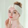 12 Pack Spa Headband Bow Hair Band Microfiber Bowtie Elastic Makeup Headband, Lovely Bunny Ears Facial Makeup Headband Women Face Wash Headband Adjustable Skincare Headbands Soft Flannel Towel Head Wraps for Shower Washing Face Girls (Assorted) view 4