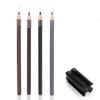 4 Pcs Eyebrow Pencils with Eyebrow Pencil Sharpener, Waterproof Eyebrow Pencils, Brow Pencil Set For Marking, Tattoo Makeup, Professional Salon Makeup Waterproof Microblading Eyebrow Pencil Set view 1