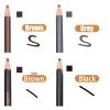 4 Pcs Eyebrow Pencils with Eyebrow Pencil Sharpener, Waterproof Eyebrow Pencils, Brow Pencil Set For Marking, Tattoo Makeup, Professional Salon Makeup Waterproof Microblading Eyebrow Pencil Set view 3