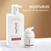 Native Moisturizing Daily Facial Moisturizer Gentle Face Lotion Hydrating Cream for Women and Men with Vitamin B3 & Coconut Lightweight Non Greasy Formula - 1.7 fl oz view 3
