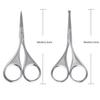 Colayer Nose Hair Scissors and Eyebrow Scissors Combo Set: Suitable for trimming nose hair, trimming eyebrows, trimming eyelashes, trimming beard (unisex). view 2