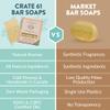 Crate 61 Organics, Handmade in Canada, Plant Based Natural Bar Soap Cold Pressed For Face & Body, w/Premium Essential Oils, For Men & Women 3 Pack (Ginger Cardamom) view 4