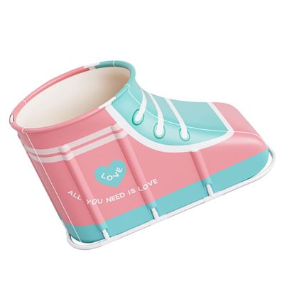 Cabilock Shoe Shape Folding Bath Tub Portable Soaking Tub for Home Use Easy to Store Includes Support Rod and Drain Valve for Relaxation and Stress Relief