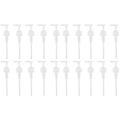 Zerodeko 20pcs Lotion Dispenser Pump Nozzle for Shampoo and Hand Soap Bottles Pump for Easy Installation for Travel and Home Use