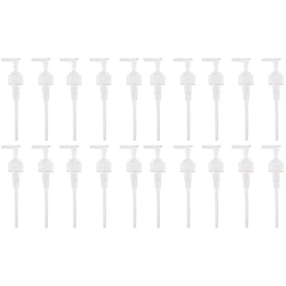 Zerodeko 20pcs Lotion Dispenser Pump Nozzle for Shampoo and Hand Soap Bottles Pump for Easy Installation for Travel and Home Use