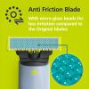 Philips Norelco OneBlade Anti Friction Blade, Genuine Replacement Blade for OneBlade Electric Shaver and Trimmer, Durable Stainless Steel, Trim, Edge and Shave, 2 Pack, QP225/80 view 2