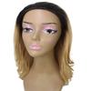 LUXLUXE Leal Curly Layered 18.5 in Long Half Wig Mix Human Hair and Synthetic Fibers, Multiple Shades of Natural & Blended Colors view 2