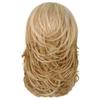 LUXLUXE Leal Curly Layered 18.5 in Long Half Wig Mix Human Hair and Synthetic Fibers, Multiple Shades of Natural & Blended Colors view 4