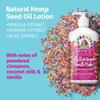 Hempz Body Lotion - Buttercream Vanilla Cake Celebration - Limited Edition Daily Moisturizing Cream, Shea Butter, Aloe - Skin Care Products, Hemp Seed Oil - 17 Oz view 3