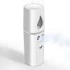 GIVERARE Nano Facial Steamer, Handy Mini Mister with Mirror, USB Rechargeable Mist Sprayer, Visual Water Tank Moisturizing&Hydrating for Face, Makeup, Skin Care, Eyelash Extensions-White view 1