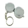 3dancraftit Round Personalized DIY Blank Portable Pocket Compact Photo Mirror Frame Double Sided Travel Makeup Mirror with Keyring Nickel 1 7/16" / 3.6cm AC102 view 4