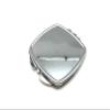3dancraftit Personalized DIY Blank Portable Pocket Compact Photo Mirror Frame Double Sided Travel Makeup Mirror Nickel 2 5/8" / 6.6cm E16 view 1