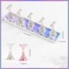 BQAN 2 Set Nail Holder for Painting Nails, Aurora Acrylic Nail Stand for Press on / Fake Nail Tips Training / Nails Display with 96 Pcs Reusable Adhesive Putty view 3