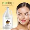 PUROLEO Castor Oil 128 Fl Oz/3784 ML (Made in Canada) Hair, Lash, Beard, Eyelashes & Eyebrow Oil Jamaican Black castor oil for thicker brow longer lashes, Make eyelash serum, hair serum for dry hair view 3