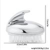Magik 2-4 Pcs Silicone Scalp Massager Shampoo Brush Head Comb Bristle Hair Scrubber (4 Pack, 2 Silver) view 2