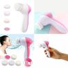 Magik 2-4 Pack 5-in-1 Electronic Face Facial Deep Clean Brush Exfoliate Spa Massage (2 Pack) view 2