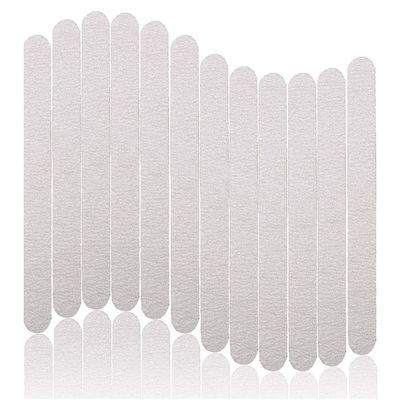 50pcs Wooden Nail Files 180/240 Grit for Natural Nail, Bending Without Breaking